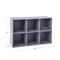 Best Choice Products 6-Cube Bookshelf, 11in Display Storage System, Organizer w/ Removable Back Panels